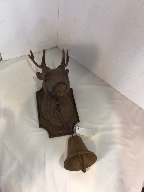 Rust Iron Stag Bell