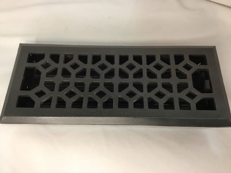 Restoration Hrd. Grate Black Metal Architectural Accent