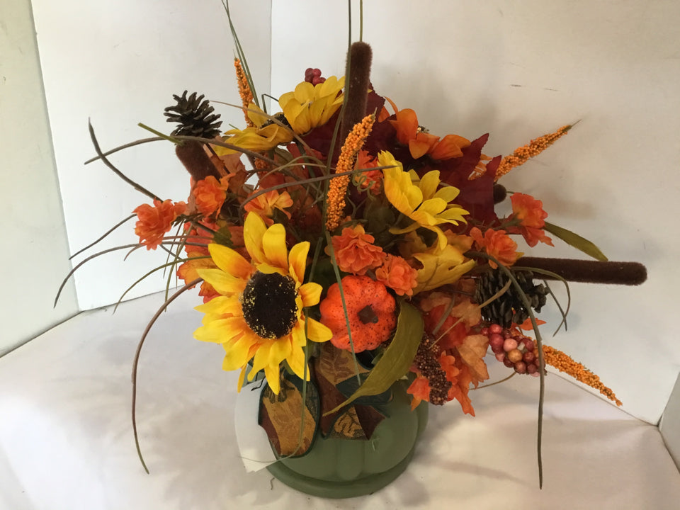 Fall Multi-Color Centerpiece Faux Flowers