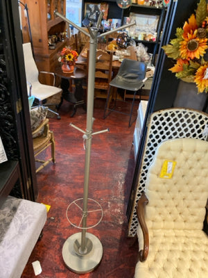 Silver Metal Coat Tree