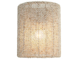 Net Retailers Sconce Beaded Natural Light Fixture 9K46K4SP