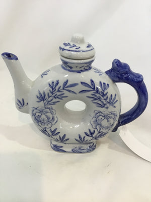 Blue/White Floral Tea Pot