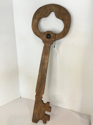 Wood Key Brown Wall Decoration Art