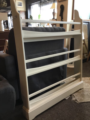 Hanging White Wood Books Shelf