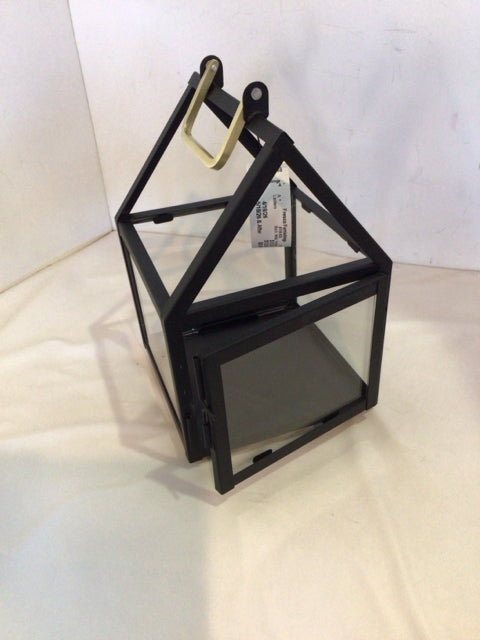 Black Metal Terrarium Lantern
