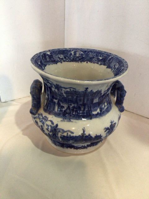 Three Hands Oriental Blue/White Planter