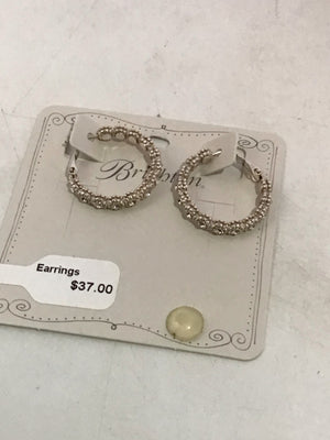 Brighton Silver Rhinestone Earrings
