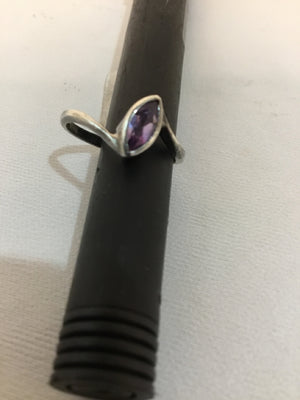 Silver Amethyst Ring