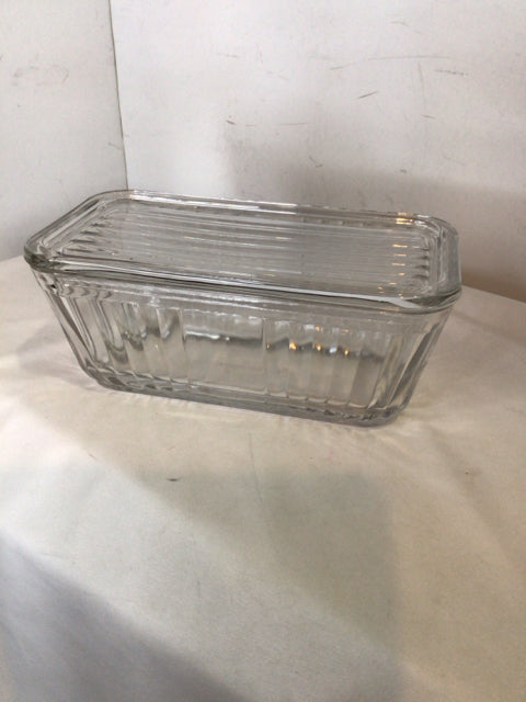 Refrigerator Clear Glass AS IS Dish