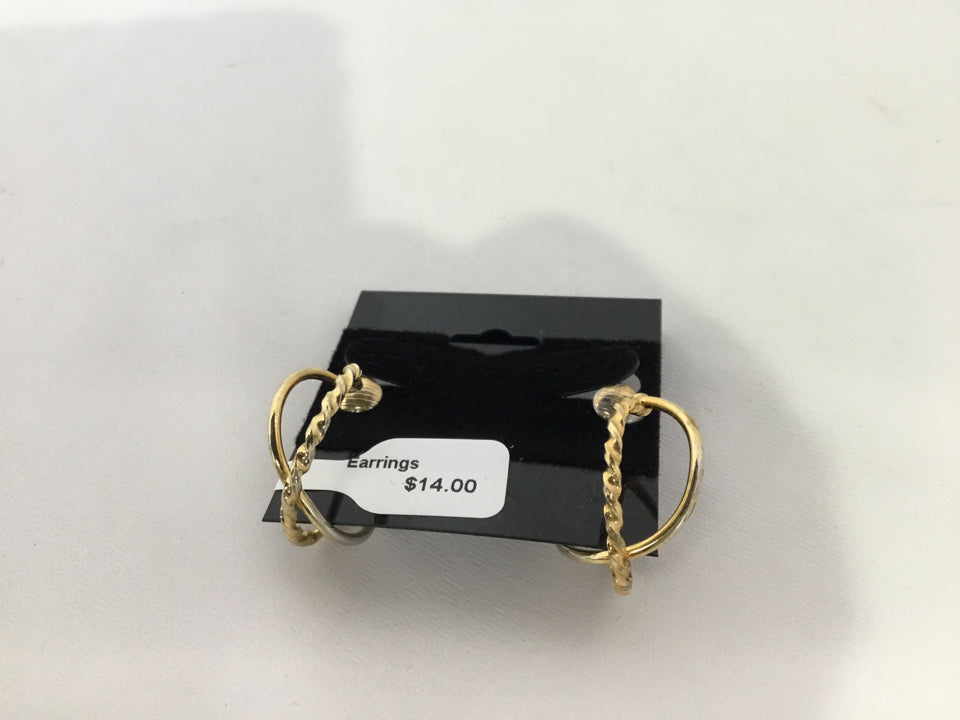 Gold Clip on Earrings