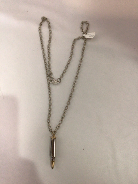 Silver Bullet Necklace