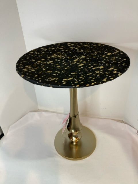 Havenly Modern Goathide Black/Gold Table CJAF5GZG