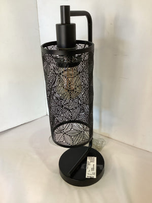 Black Metal Cut Out Lamp