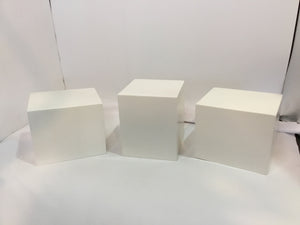 Floating White Cube Set of 3 Shelf