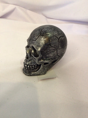 Charcoal Resin Skull Holiday Item