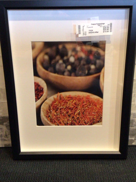 IKEA Multi-Color Spices Framed Art