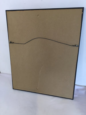 Signed Blue/White Sign Florida Framed Art
