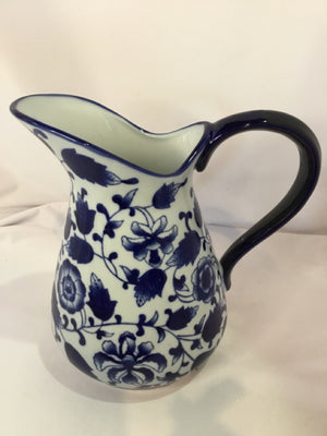 Oriental Blue/White Pitcher