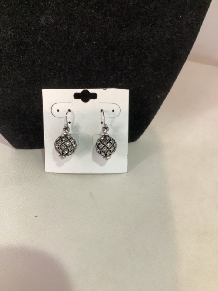 Black Crystal Earrings