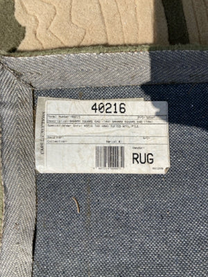 Wool Palm Tree Green Rug