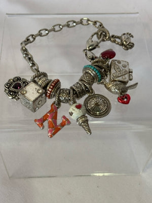 Brighton Silver Charms Bracelet