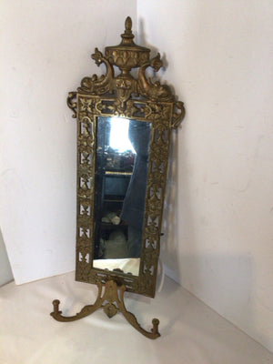 Vintage Decorative Gold Brass Mirror