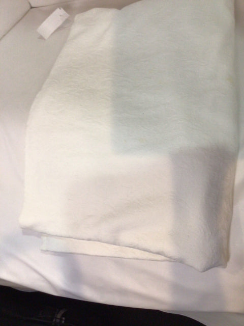White Damask Cotton Tablecloth