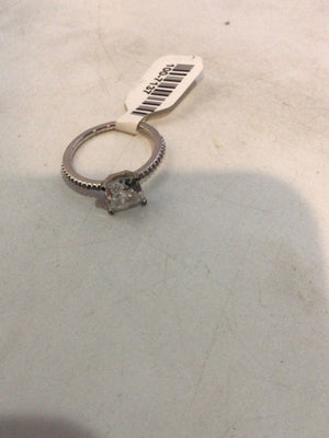 Silver Solitaire Ring