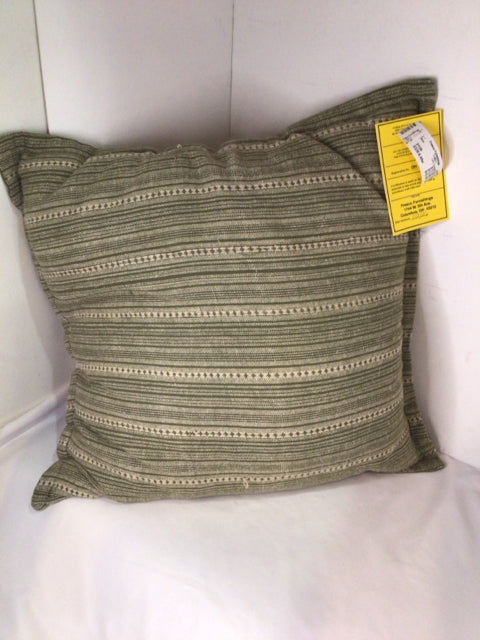 Loloi Green/White Polyester Pillow