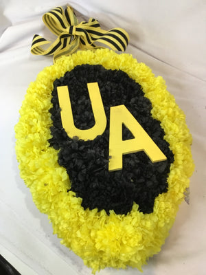 Yellow/Black UA Wreath