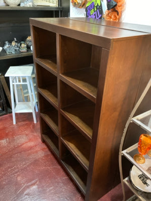 Wood Cubbies 4 shelf Brown Bookcase/Bookshelf