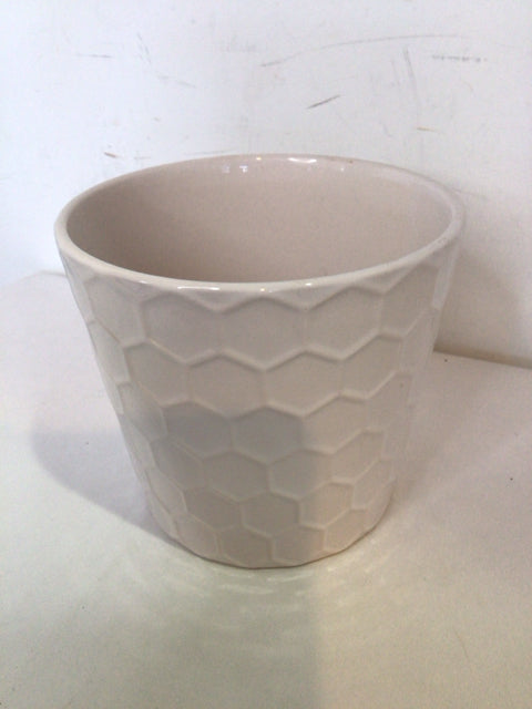 White Ceramic Planter