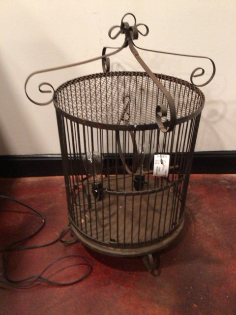 Rustic Rust Metal Hanging Chandelier