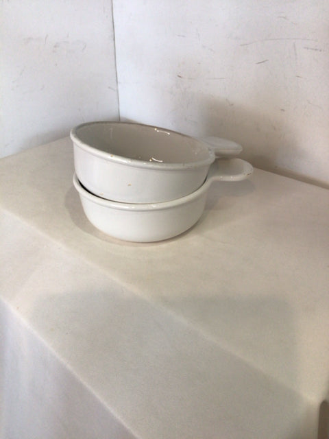 Corningware Pair White Bowl
