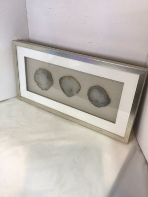 Shadow Box Gray Stone Framed Art