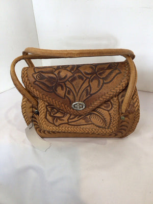 Leather Tooled Purse