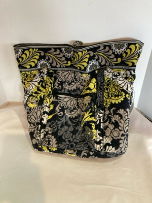 Vera Bradley Cotton Black/Yellow Quilted Bag