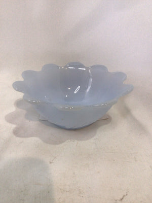 Trinket White Milk Glass Bowl