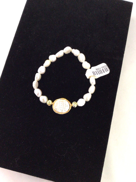 White Pearl Bracelet