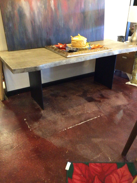 Reclaimed Restoration Hrd. Dining Raw Edge Brown/black Table