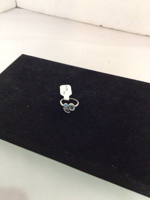 Silver/Blue Ring