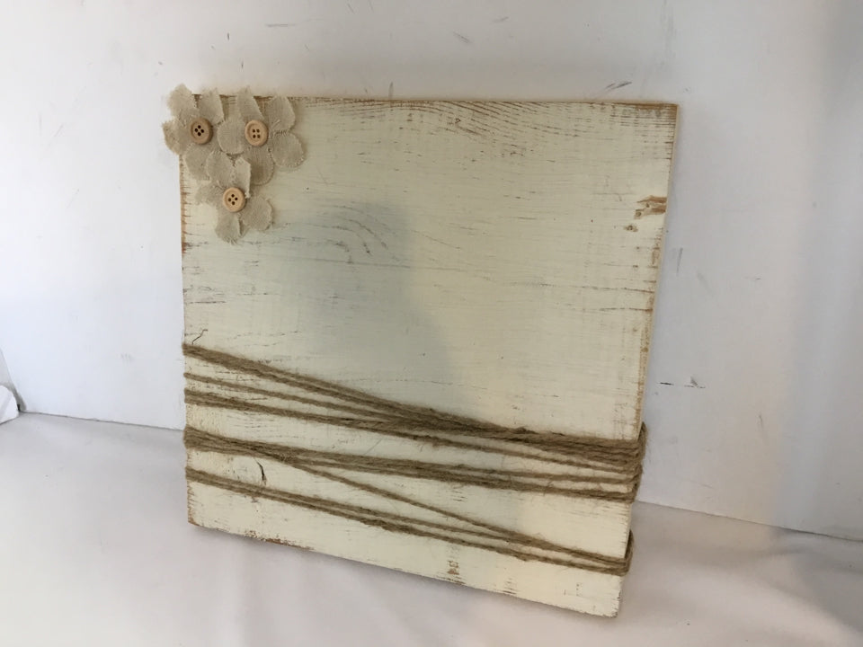 Rustic Wood Cream Wall Decoration Art