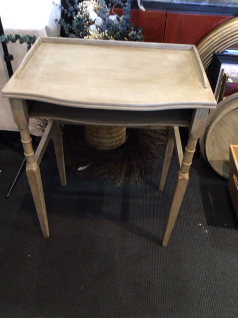 Vintage Writing Wood Greige Desk