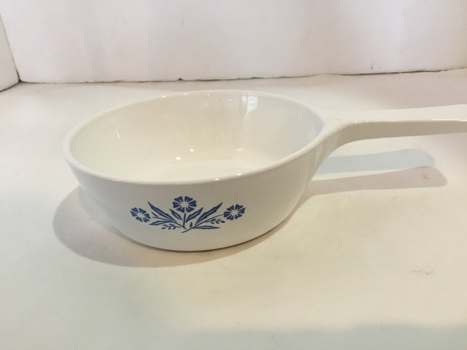 Corningware White/Blue Ceramic Floral Baking Dish