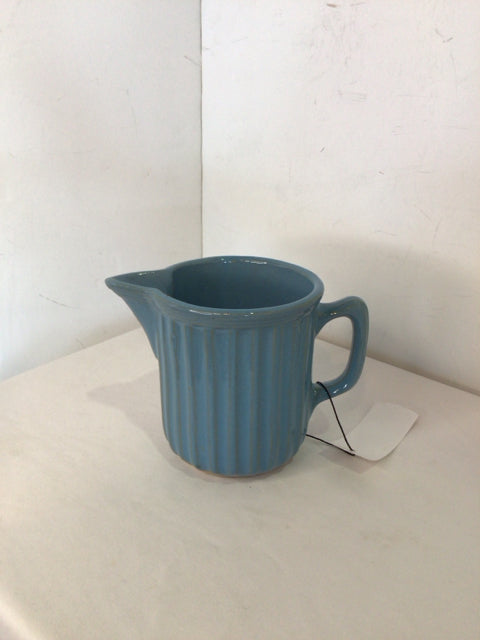 Creamer/Sugar Blue Ceramic Pitcher