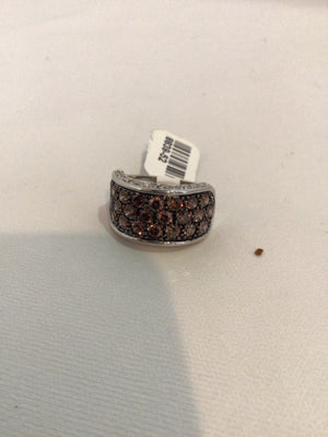 Brown Rhinestone Ring