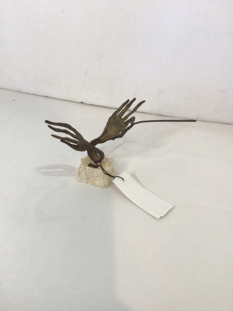 Brutalist Brass Hand Statue