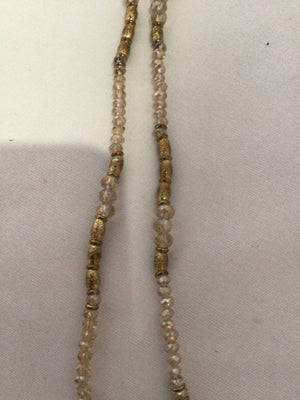 Clear/gray Beads Necklace