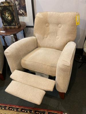 Recliner Polyester Tan Chair