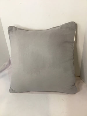 Gray Polyester Pillow